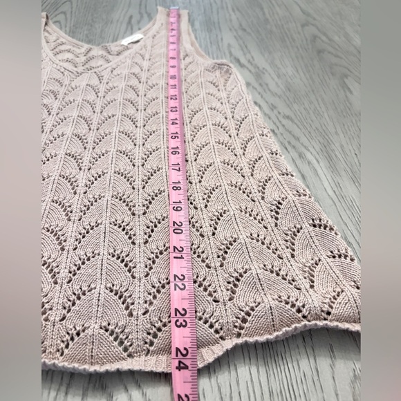 Blu Pepper Tan Lightweight Sleeveless Sweater - Picture 10 of 10